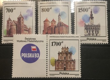 Zabytki miast polskich (Fi 3154-3157+PW01**)