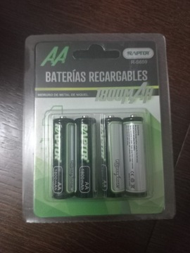 Akumulatorki baterie AA 1800 mah 4 sztuki RAPTOR