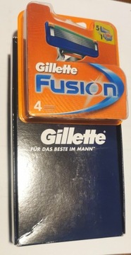 GILLETTE Fusion Maszynka + 5 wkładów i gratisy! 