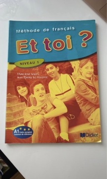 Et toi? A1 podręcznik do języka francuskiego
