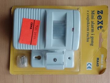 MA45  zext mini alarm i gong z czujnikiem ruchu