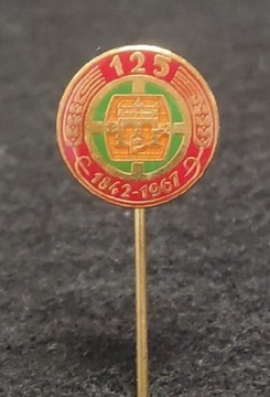 Pilsner Urquell 125 lat - przypinka odznaka emalia