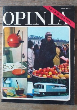 Magazyn ilustrowany  OPINIA  Nr. 23 Jesień  1972