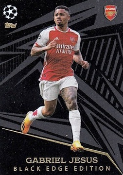 GABRIEL JESUS # 492 BLACK EDGE MATCH ATTAX 2023/24