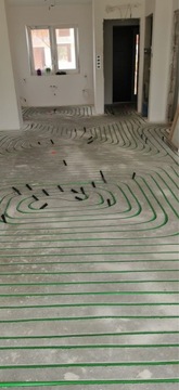 Frezowanie podłóg pod ogrzewanie podłogowe 