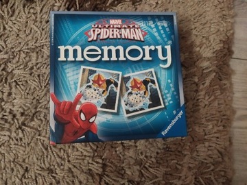 Karty Spider-Man memory, gra, instrukcja język ang