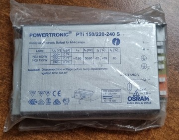 Statecznik, balast OSRAM PTi 150/220-240