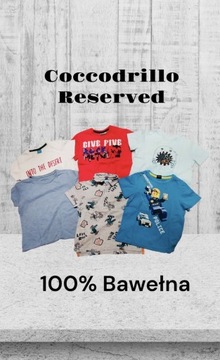 Zestaw 6 bluzek 100% bawełna Reserved Coccodrillo