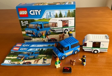 LEGO City 60117 Van z przyczepą kempingową