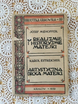 Mehoffer. Estreicher. MATEJKO. 1938