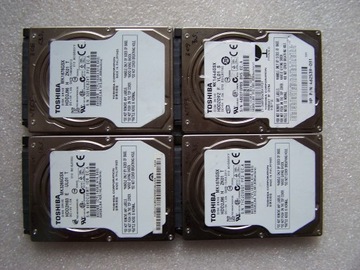 Pakiet dysków 2,5" Toshiba 320 - 160GB SATA widocz