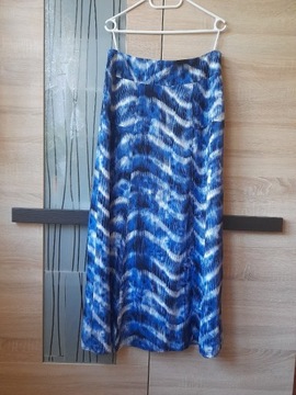 Niebieska długa wiskozowa spódnica Betty Barclay r. 38 M
