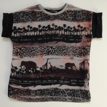 Koszulka I want to go to Africa + t-shirt   XXS