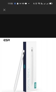 Biały rysik ESR do iPada