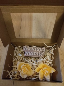 Flowerbox pudełko kwiaty mydlane Dzień Mamy 