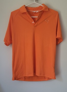 koszulka polo pomarańczowa Puma 164