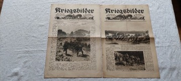 Kriegsbilder (nr 25,31) 1915-pruska gazeta wojenna