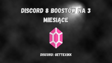 4 server boosty na 3 miesiące *czytaj opis*