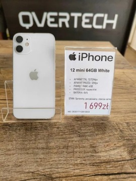 Smartfon Apple iPhone 12 mini 64GB FV GWARANCJA