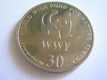 Medal 30 lat WWF Goryl górski wschodni 1986