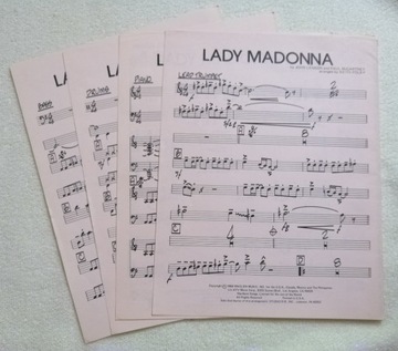 Lady Madonna, arr. Keith Foley - nuty