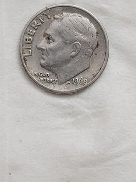 181 USA 1 dime, 1968