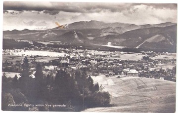 Zakopane. Ogólny widok -Foto RPPC -ok 1930