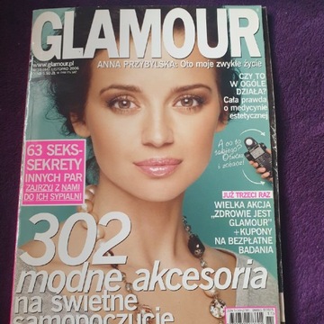 Glamour polska 2006 Anna Przybylska unikat moda