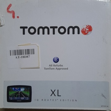 Tomtom XL Wsch i Zach Europa - komplet BOX Refurb