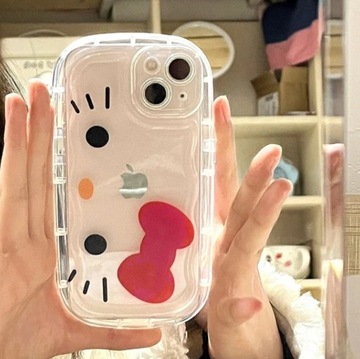 Etui, case na telefon IPhone Hello Kitty clear