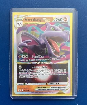 Pokemon Aerodactyl V Star mint(koszulka+toploader)