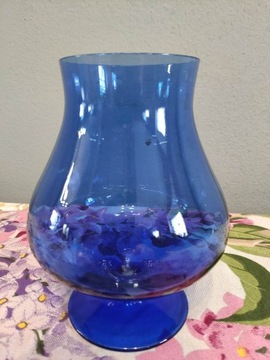 Stary kobaltowy wazon Ząbkowice 
