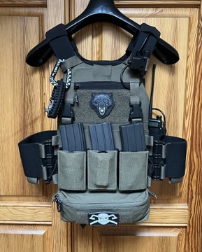 Plate Carrier PewTac, Płyty 5kg, Dodatki, Okazja!