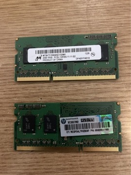 Pamięć RAM DDR3 2x 2GB 1RX8 PC3L-12800S