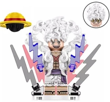 One Piece Nika Monkey D. Luffy minifigurka do klocków