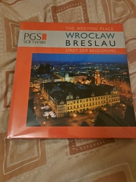 Album z historia i obecnym wyglądem Wrocławia 