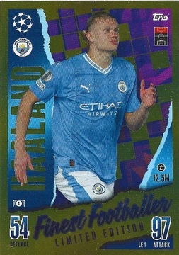 TOPPS MATCH ATTAX 2023/24 LIMITED HAALAND CITY LE1