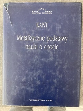 Kant, Metafizyczne podstawy nauki o cnocie
