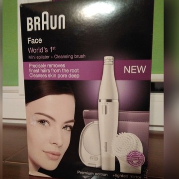 Braun 830 Face - depilator ze szczoteczką 