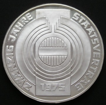 Austria 100 schilling 1975 - Staatsvertrag  srebro