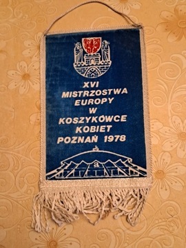 PRL Proporczyk ME w koszykówce kobiet P-ń 1978 