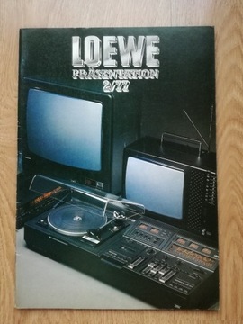 Loewe katalog sprzętu 1977 rok