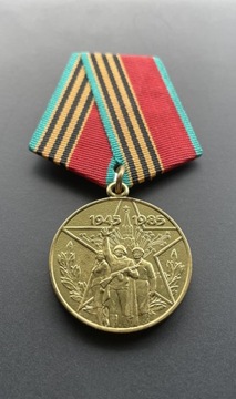 Medal radziecki 40 lat zwycięstwa w wojnie ZSRR