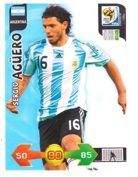 PANINI WORLD CUP 2010 AFRICA AGUERO ARGENTYNA