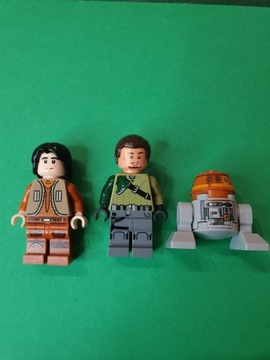 Lego Star Wars Figurki Ezra, Kanan, Chopper