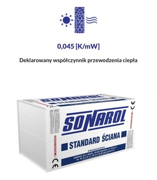 Styropian płyty ścienne SONAROL EPS S 045