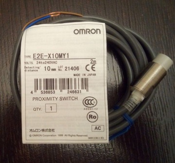 Czujnik indukcyjny 24-230VAC Omron E2E-X10MY1