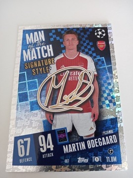 Match Attax 2023/24 Man Of The Match Odegaard