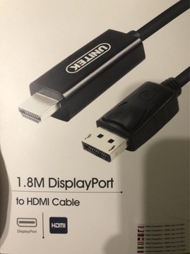 Kabel DisplayPort - HDMI