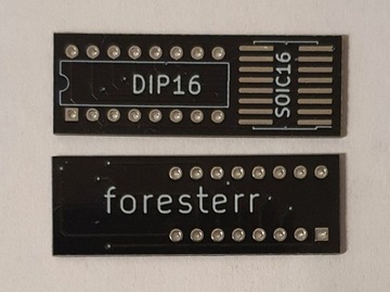 Adapter SOIC16-N/W na DIP16 do płytki prototypowej